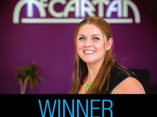 Another award for Director Hannah McCartan at the Women in Business Awards 2015!